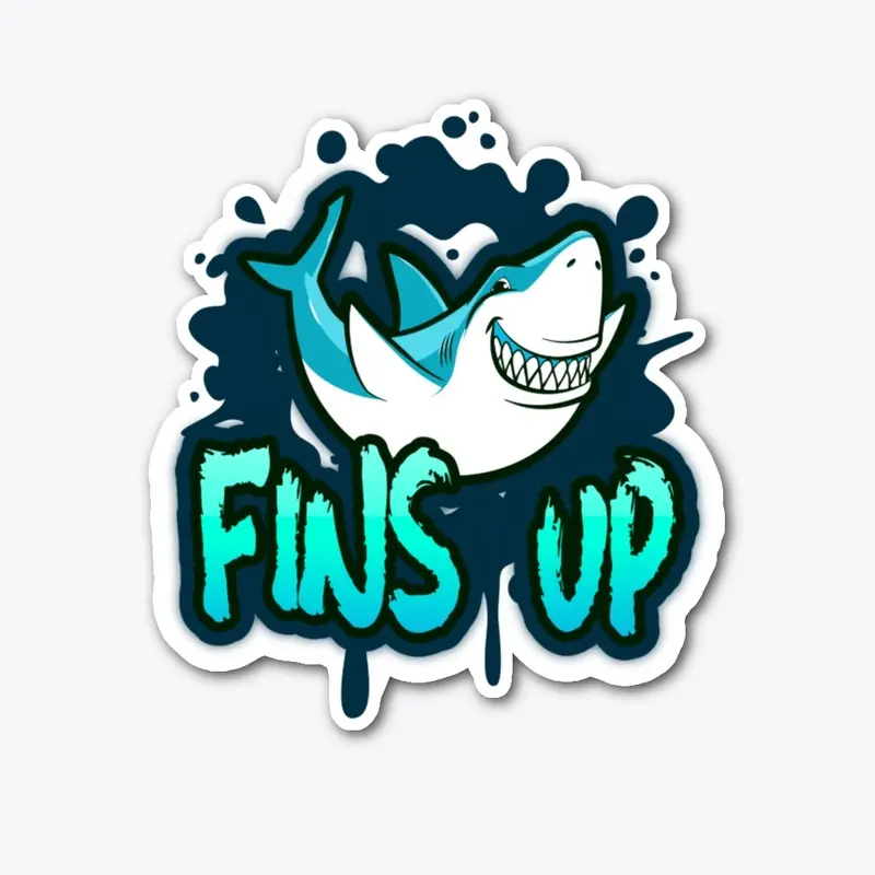 fins up